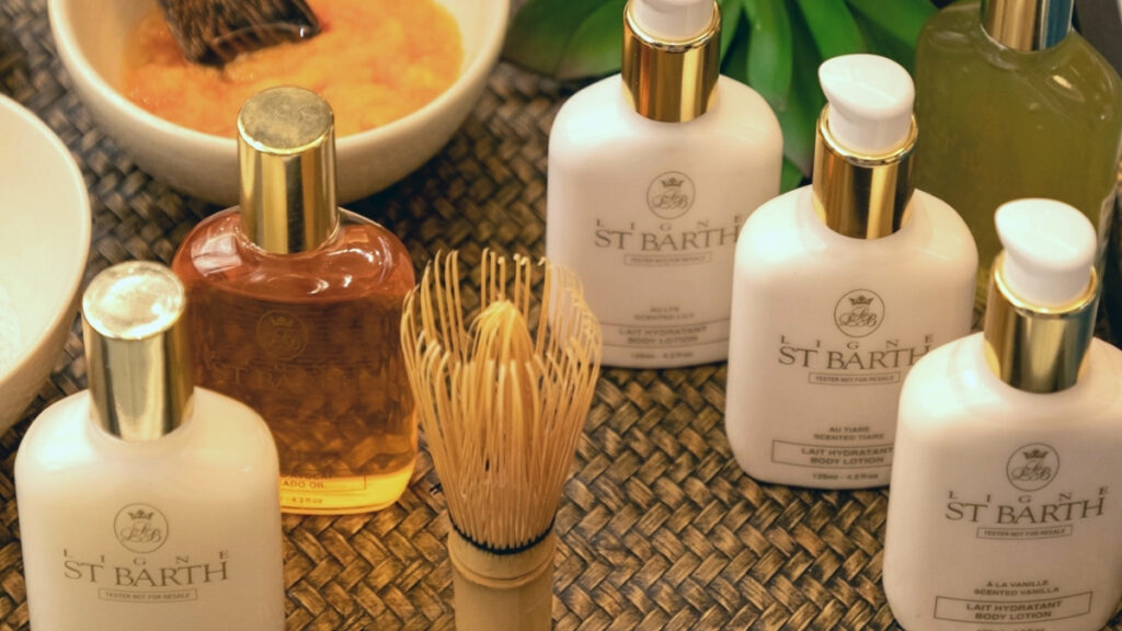 Beauty Products layout in St Barts