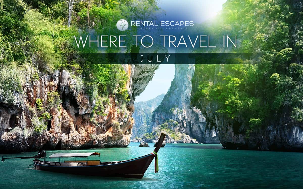 top travel destinations july