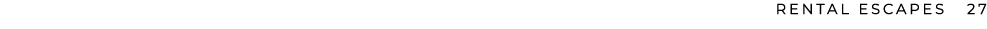 RENTAL ESCAPES 27