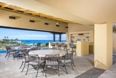 There are more than enough places for guests to sit and enjoy the ocean view at Casa Tita!