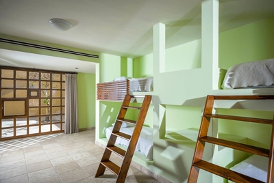 With 2 sets of twin bunk beds in three of the rooms in Casa Tita, you'll be able to maximize your gu