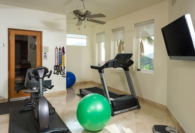 Never miss a workout even while you're in Cabo by taking advantage of the exercise equipment found i