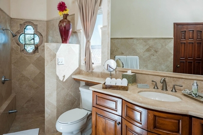 All of the ensuite bathrooms at Casa Paraiso will be able to provide you with premium spa-like luxur