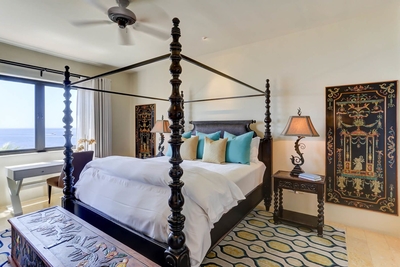 Experience a luxurious nights sleep in the Master Bedroom of Hacienda Tranquila.