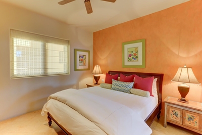 The second bedroom is just as luxurious as the Master Bedroom of Hacienda Tranquila.