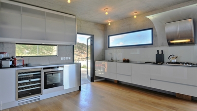 Kitchen & Dining Area: Fully equipped kitchen, refrigerator and wine cellar, blender, centrifuge, ic