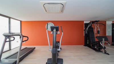 Fitness Room: On the lower level. Training machines and equipments, Italian shower, space for yoga p